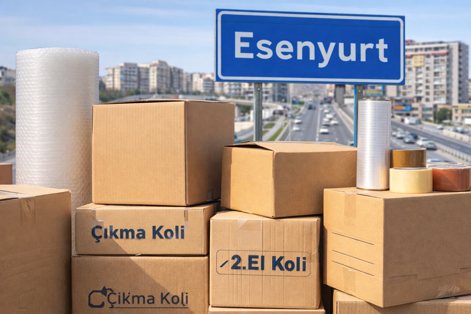 Esenyurt koli satan yerler çıkma koli 2.el koli ambalaj malzemeleri