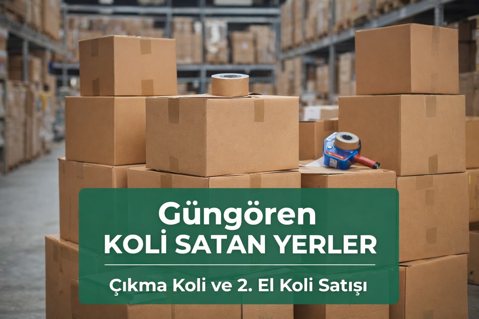 Güngören koli satan yerler çıkma koli 2.el koli ambalaj malzemeleri