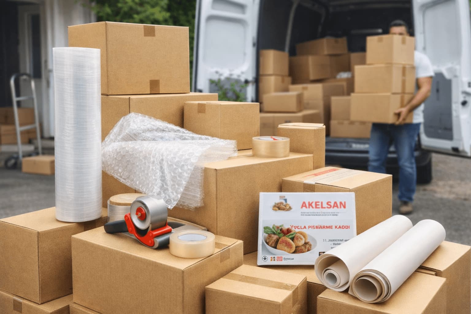 Nakliyeciler için ambalaj malzemeleri koli bant streç pat pat satışı Bahçelievler İstanbul